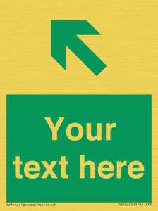 Custom Safe condition: Green Up left arrow